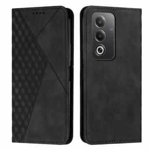 For OPPO A3 Pro Global Diamond Splicing Skin Feel Magnetic Leather Phone Case(Black)