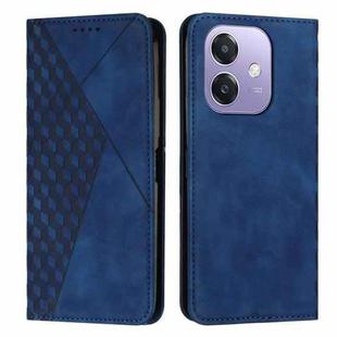 For OPPO A5x 5G Global Diamond Splicing Skin Feel Magnetic Leather Phone Case(Blue)