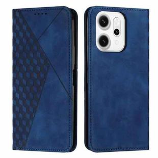 For OPPO Reno14 Pro Global Diamond Splicing Skin Feel Magnetic Leather Phone Case(Blue)