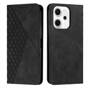 For OPPO Reno14 Pro Global Diamond Splicing Skin Feel Magnetic Leather Phone Case(Black)