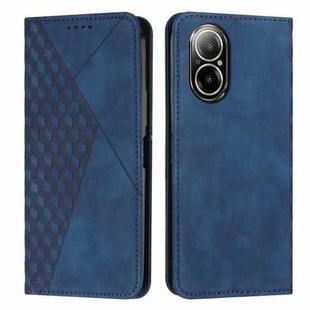 For Realme C67 4G Global Diamond Splicing Skin Feel Magnetic Leather Phone Case(Blue)