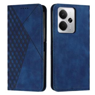For Realme 14 / P3 5G / 14T 5G Diamond Splicing Skin Feel Magnetic Leather Phone Case(Blue)