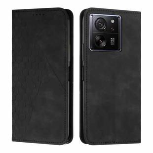 For Xiaomi 13T / Xiaomi 13T Pro Diamond Splicing Skin Feel Magnetic Leather Phone Case(Black)