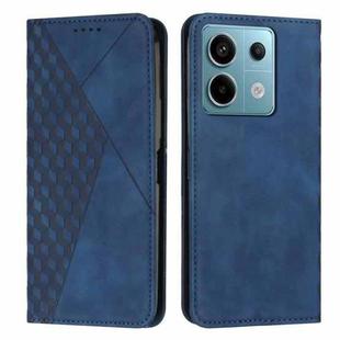 For Xiaomi Redmi Note 13 Pro 4G Global Diamond Splicing Skin Feel Magnetic Leather Phone Case(Blue)