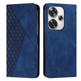 For Xiaomi Redmi Turbo 3 Diamond Splicing Skin Feel Magnetic Leather Phone Case(Blue)