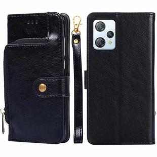 For Blackview A53 / A53 Pro Zipper Bag Leather Phone Case(Black)