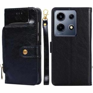 For Infinix Note 30 VIP 5G Zipper Bag Leather Phone Case(Black)