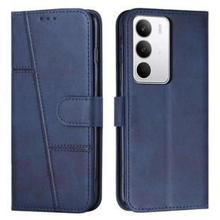 For Realme C71 4G Stitching Calf Texture Buckle Leather Phone Case(Blue)