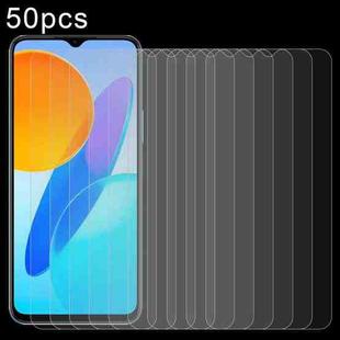For Honor X6s 50pcs 0.26mm 9H 2.5D Tempered Glass Film