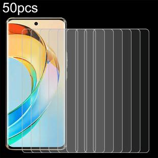 For Honor X9b 50pcs 0.26mm 9H 2.5D Tempered Glass Film