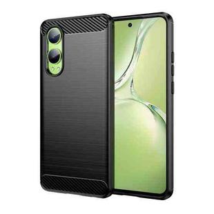 For OnePlus Nord CE4 Lite Brushed Texture Carbon Fiber TPU Phone Case(Black)