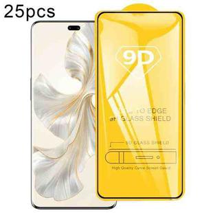 For Honor 300 Pro 25pcs 9D Full Glue Screen Tempered Glass Film