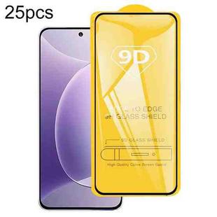 For Honor 400 / 400 Lite 25pcs 9D Full Glue Screen Tempered Glass Film