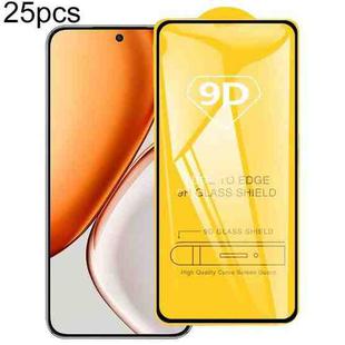 For Honor X70 5G 25pcs 9D Full Glue Screen Tempered Glass Film