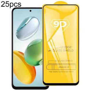 For Honor 400 Smart 25pcs 9D Full Glue Screen Tempered Glass Film