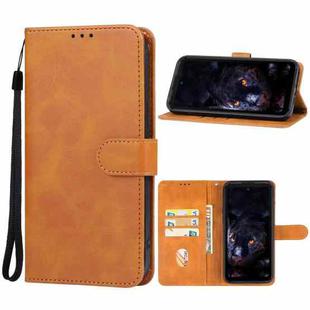 For HOTWAV Cyber X Pro Leather Phone Case(Brown)