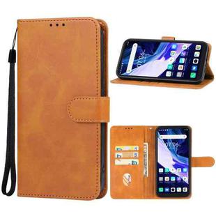 For HOTWAV Note 12 Leather Phone Case(Brown)