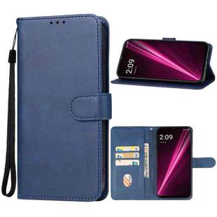 For T-Mobile REVVL 6x Leather Phone Case(Blue)