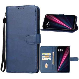 For T-Mobile REVVL 6x Pro Leather Phone Case(Blue)