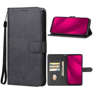 For T-Mobile Revvl 7 Pro 5G Leather Phone Case(Black)