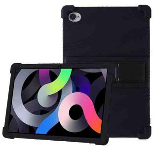 For Blackview Tab 15 Pro 10.5 2023 Shockproof Silicone Tablet Case with Holder(Black)