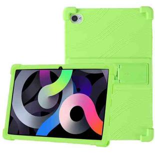 For Blackview Tab 15 Pro 10.5 2023 Shockproof Silicone Tablet Case with Holder(Green)