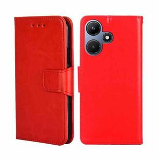 For Infinix Hot 30i 4G Crystal Texture Leather Phone Case(Red)