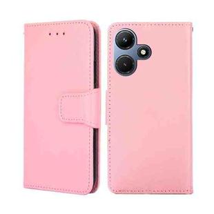 For Infinix Hot 30i 4G Crystal Texture Leather Phone Case(Pink)