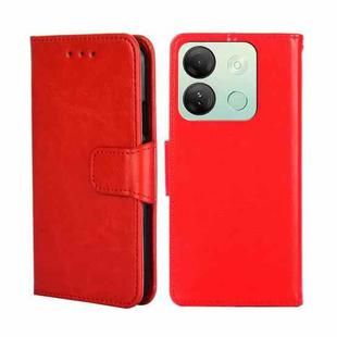 For Infinix Smart 7  HD Crystal Texture Leather Phone Case(Red)