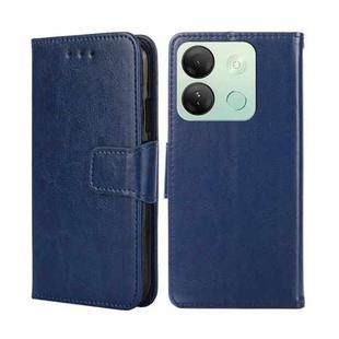 For Infinix Smart 7  HD Crystal Texture Leather Phone Case(Royal Blue)