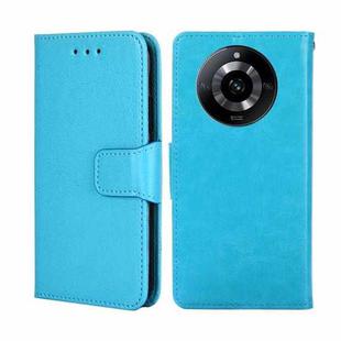 For Realme 11  5G Crystal Texture Leather Phone Case(Sky Blue)