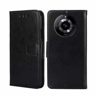 For Realme 11  5G Crystal Texture Leather Phone Case(Black)