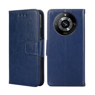 For Realme 11 Pro / 11 Pro+ 5G Crystal Texture Leather Phone Case(Royal Blue)