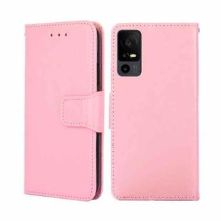 For TCL 40 XE 5G / 40X 5G T601D Crystal Texture Leather Phone Case(Pink)