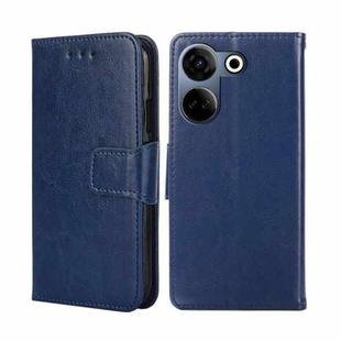 For Tecno Camon 20 Pro 4G Crystal Texture Leather Phone Case(Royal Blue)