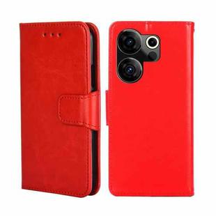 For Tecno Camon 20 Premier 5G Crystal Texture Leather Phone Case(Red)