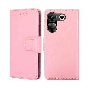 For Tecno Camon 20 Pro 5G Crystal Texture Leather Phone Case(Pink)