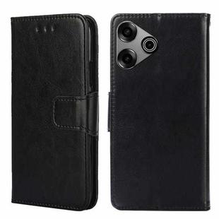 For Tecno Pova 6 Pro 5G Crystal Texture Leather Phone Case(Black)