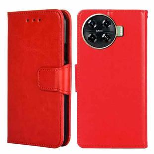 For Tecno Spark 20 Pro+ 4G Crystal Texture Leather Phone Case(Red)