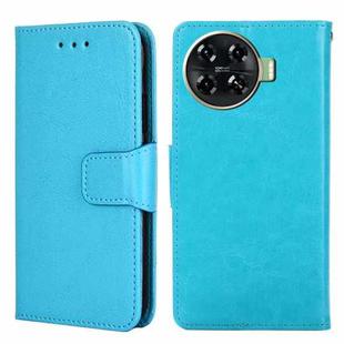 For Tecno Spark 20 Pro+ 4G Crystal Texture Leather Phone Case(Sky Blue)