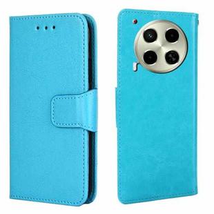 For Tecno Camon 30 Crystal Texture Leather Phone Case(Sky Blue)