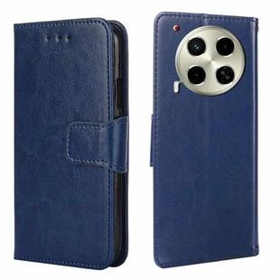 For Tecno Camon 30 Crystal Texture Leather Phone Case(Royal Blue)