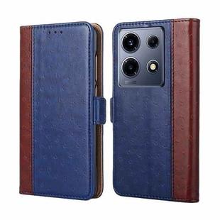 For Infinix Note 30 VIP 5G Ostrich Texture Horizontal Flip Leather Phone Case(Blue)