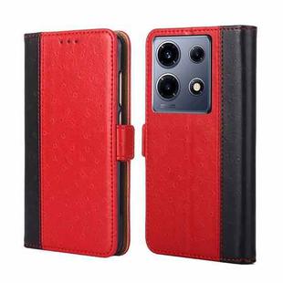 For Infinix Note 30 VIP 5G Ostrich Texture Horizontal Flip Leather Phone Case(Red)