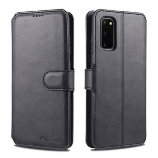 For Samsung Galaxy S20 AZNS Calf Texture Horizontal Flip Leather Case, with Holder & Card Slots & Wallet & Photo Frame(Black)