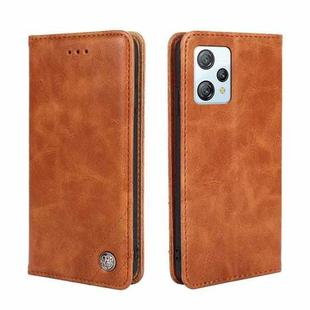 For Blackview A53 / A53 Pro Non-Magnetic Retro Texture Leather Phone Case(Brown)