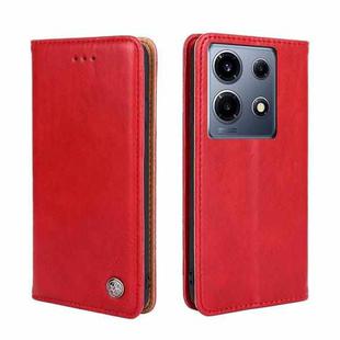 For Infinix Note 30 VIP 5G Non-Magnetic Retro Texture Leather Phone Case(Red)