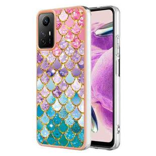 For Xiaomi Redmi Note 12S 4G Electroplating IMD TPU Phone Case(Colorful Scales)