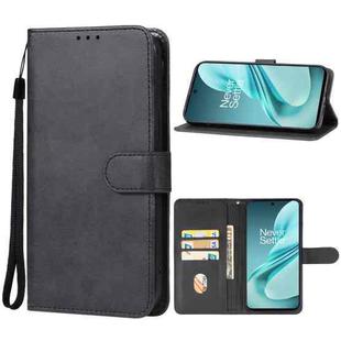For OnePlus Nord N30 SE Leather Phone Case(Black)