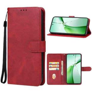 For OnePlus Nord CE 4 Lite 5G Leather Phone Case(Red)